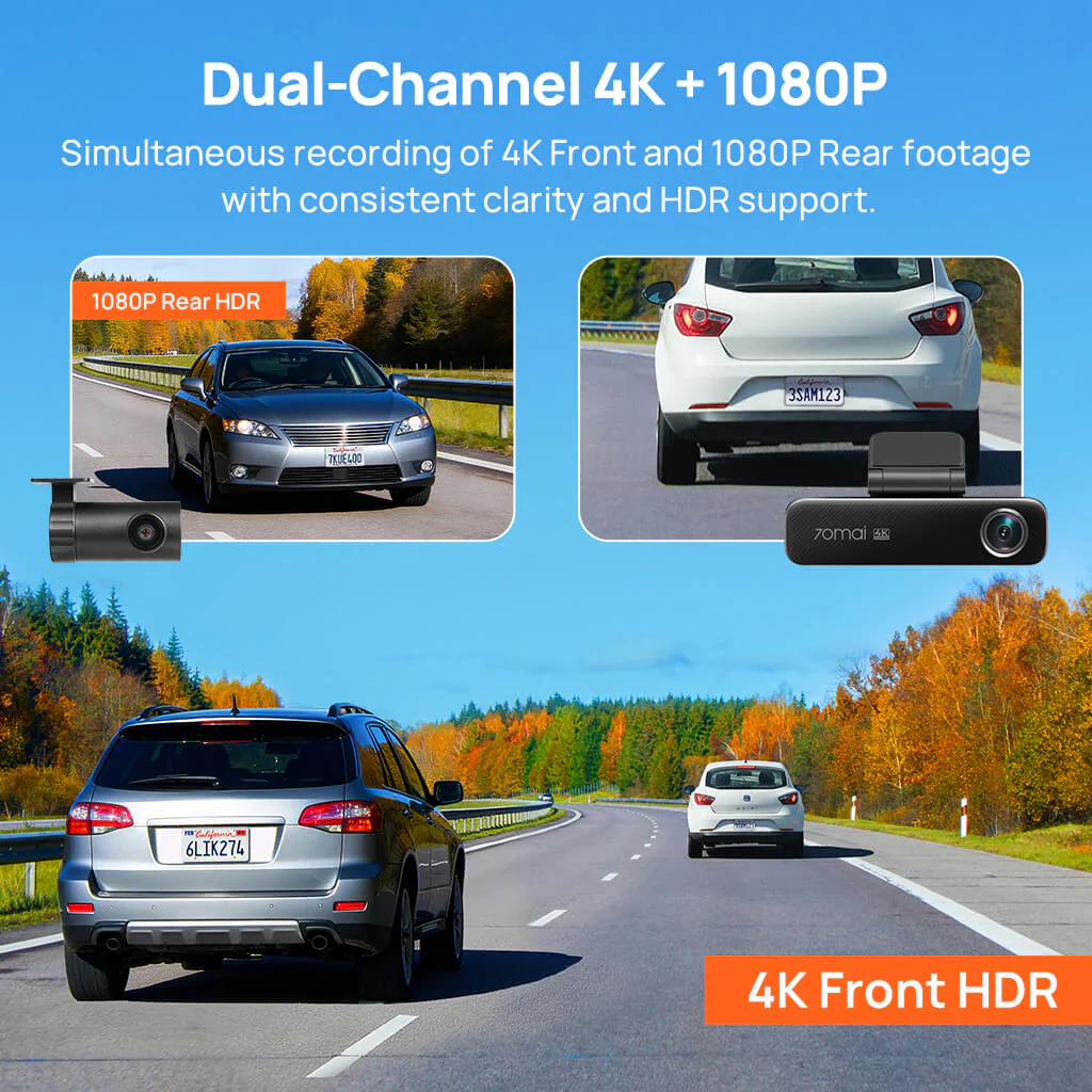 70mai 4K M800 Dash Cam - Image 14