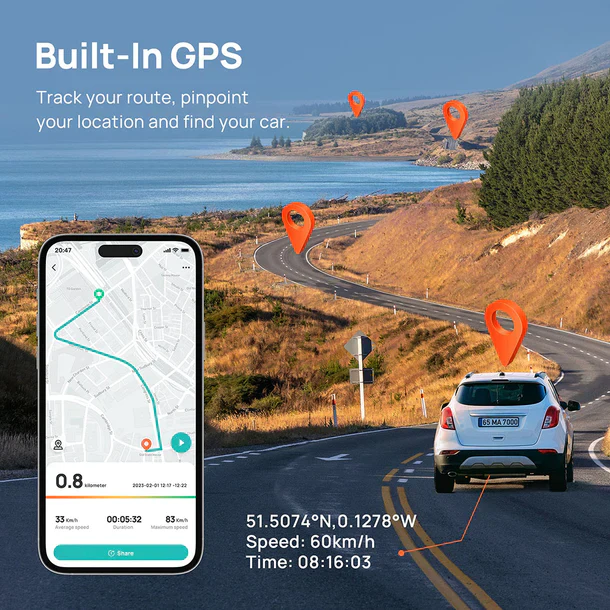 70mai A810s Dash Camera with Rear - Image 4