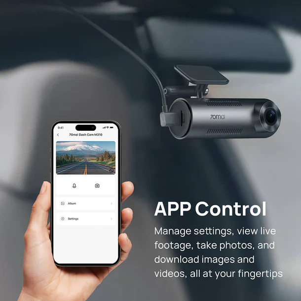 70mai Dash Cam M310 with Built-in LED Indicator - Image 9