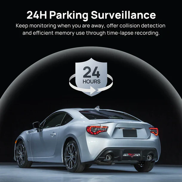 70mai Dash Cam A510 With Rear Camera - Image 3