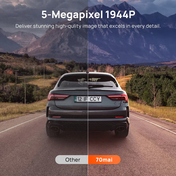70mai Dash Cam A510 With Rear Camera - Image 4