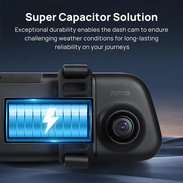 70mai S500 Touch Screen Rearview Mirror Dash Cam - Image 7