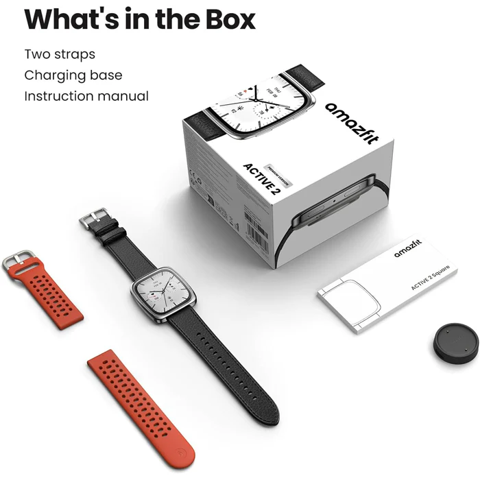 Amazfit Active 2 Smartwatch Square (Premium Version) - Image 6