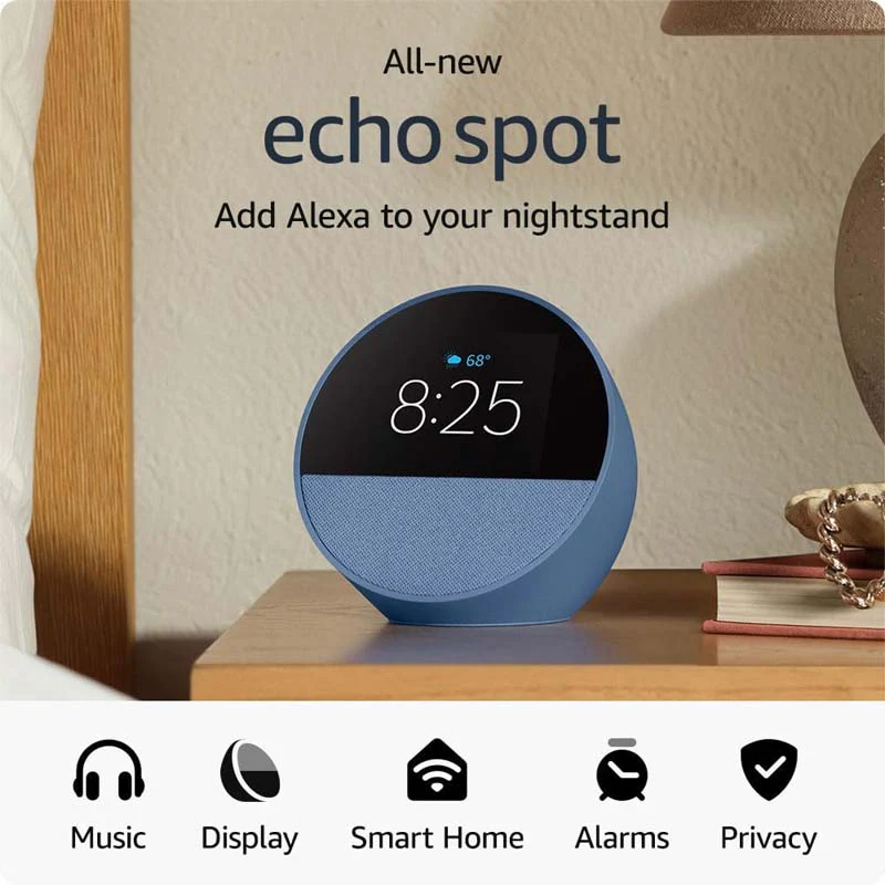 Amazon Echo Spot Smart Speaker (2024 release) - Image 2