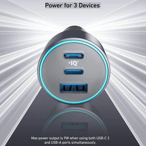 Anker 335 Car Charger 67W - Black - Image 2