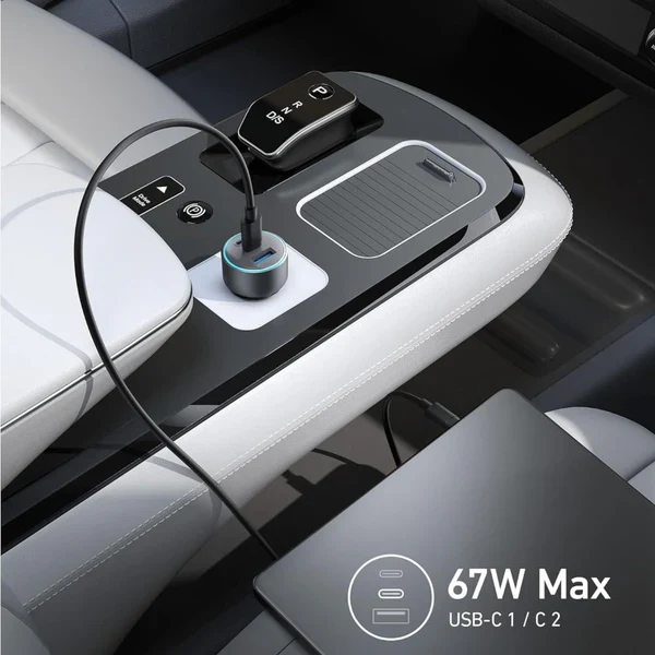 Anker 335 Car Charger 67W - Black - Image 4