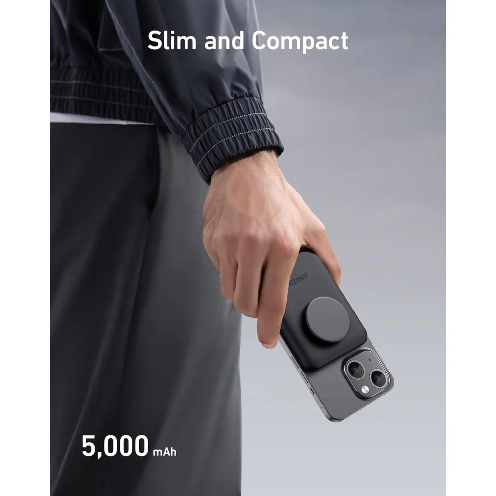 Anker 622 5000mAh Magnetic Powerbank (MagGo with PopSockets Grip) - Image 6