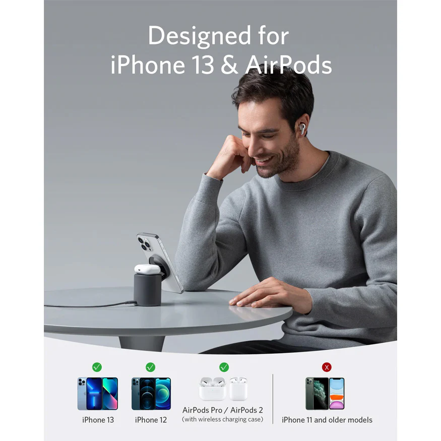 Anker 623 Magnetic Wireless Charger (MagGo) - A2568 - Image 6