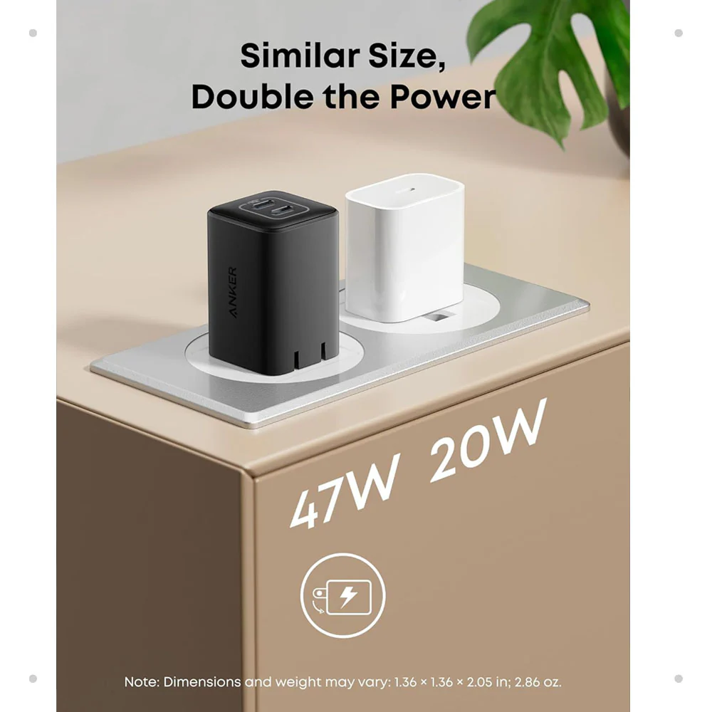 Anker Nano 3 47W USB C Charger (A2039) - UK Plug - Image 6