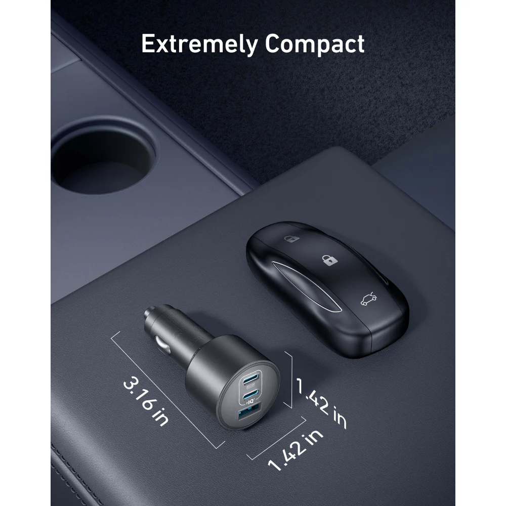 Anker Nano Car Charger (167.5W, 3 Ports) - Image 5