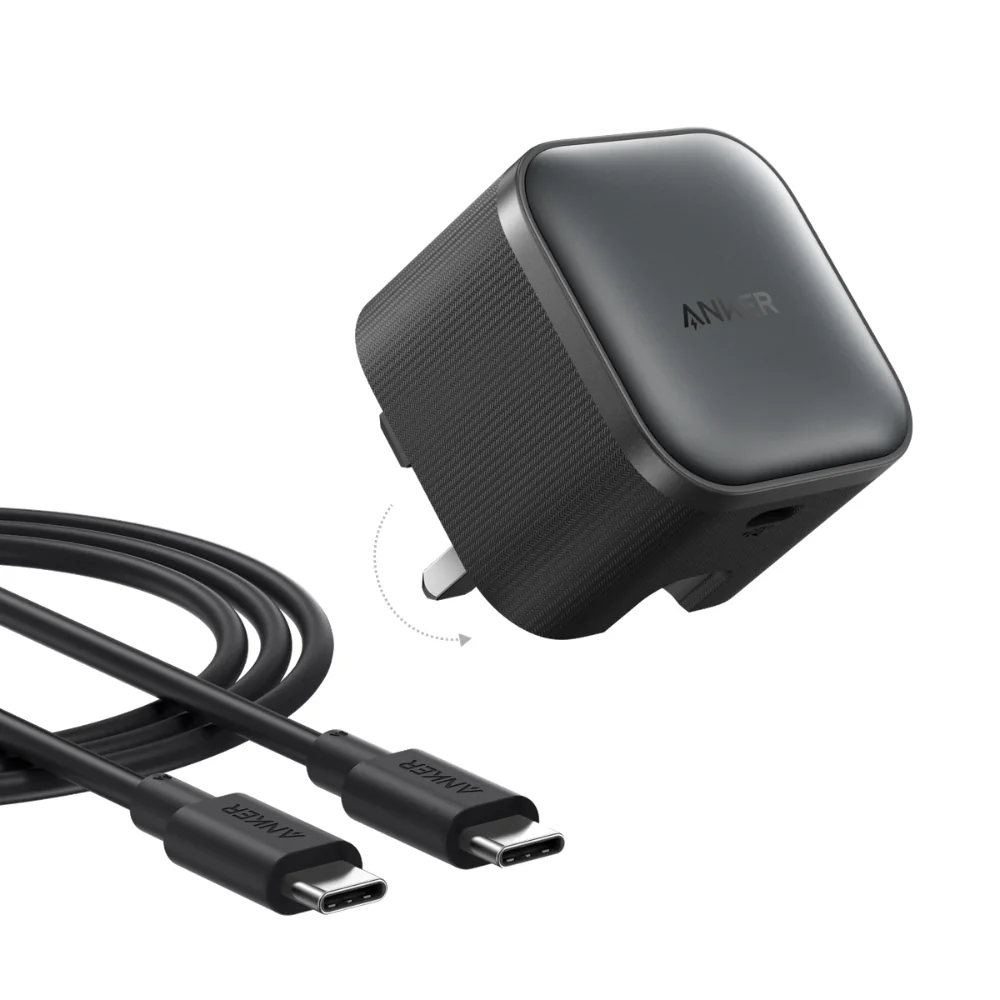 Anker Nano Charger with USB-C to USB-C Cable (45W) - B2692