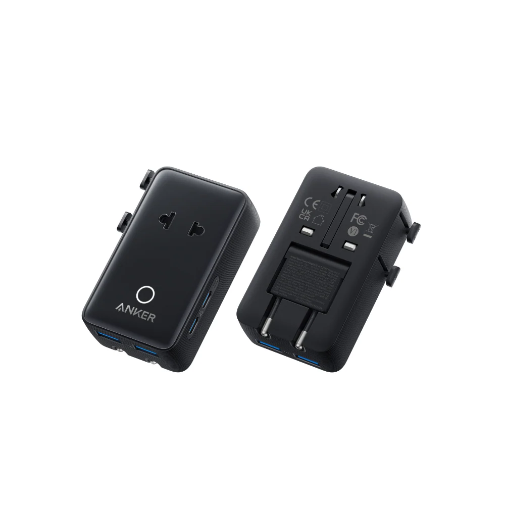 Anker Nano Travel Adapter (5-in-1, 20W, 1-Pack) - A9215