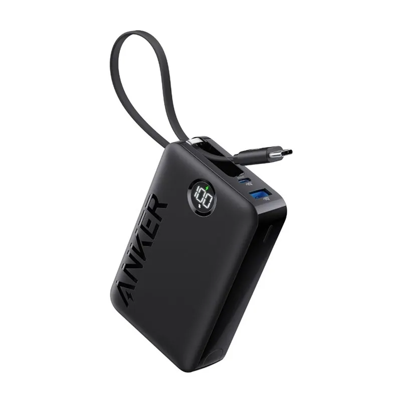 Anker Portable 20000 mAh 22.5W Power Bank with Built-In USB-C Cable - A1647 - Image 3