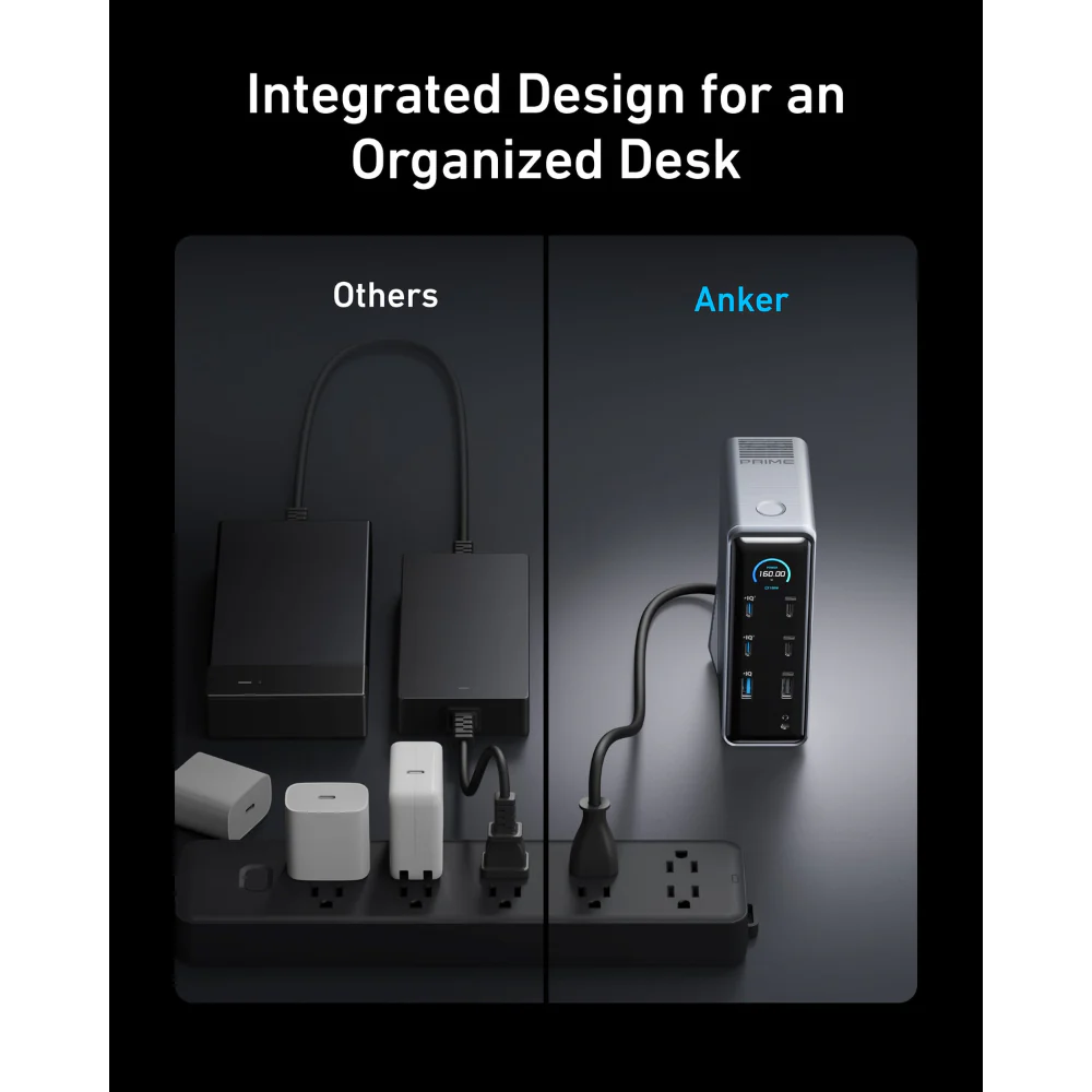 Anker Prime Charging Docking Station (14-in-1, Dual Display, 160W) - A83B6 - Image 4