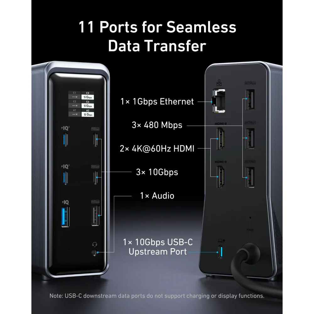 Anker Prime Charging Docking Station (14-in-1, Dual Display, 160W) - A83B6 - Image 5