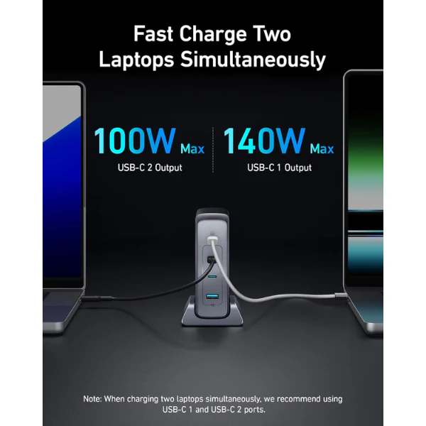 Anker Prime USB C Charger (240W 4-Port Fast Compact GaN Charger) - A2342 - Image 4