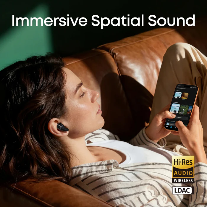 Anker Soundcore Liberty Buds Wireless Semi-in-Ear Earbuds with ANC - Image 7