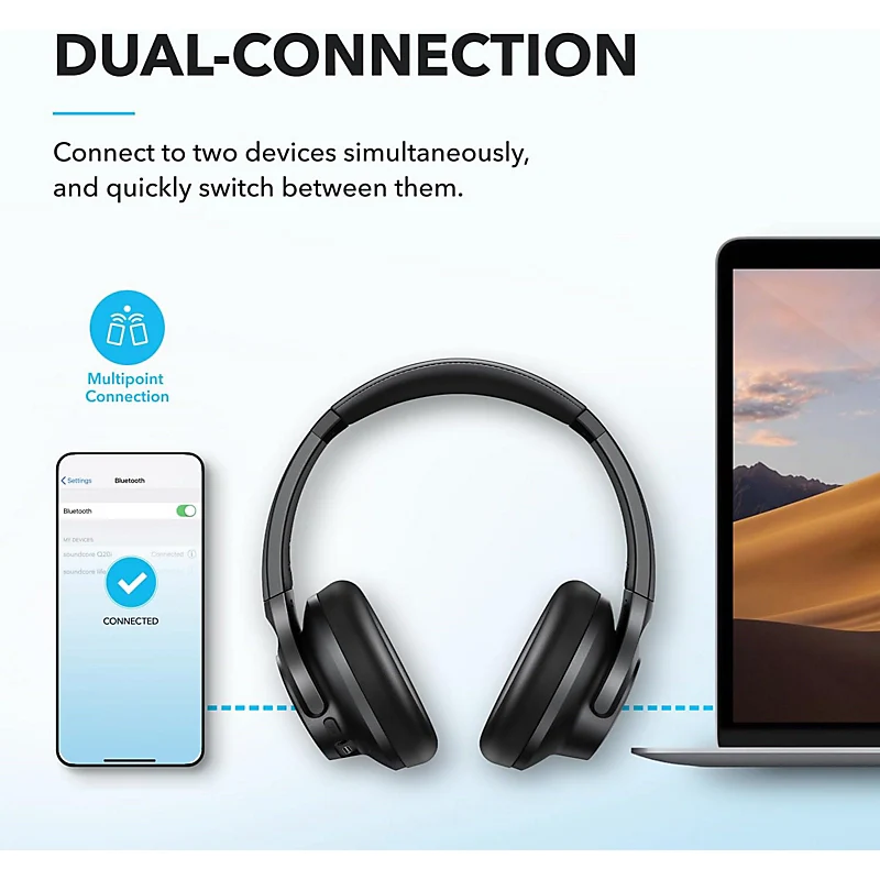 Anker Soundcore Q20i Hybrid ANC Headphones - Image 4