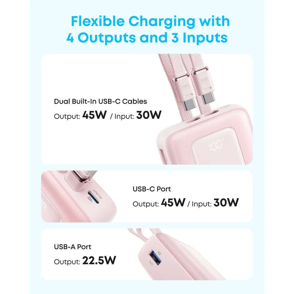 Anker Zolo 20000mAh Power Bank (45W) - A110M - Image 7