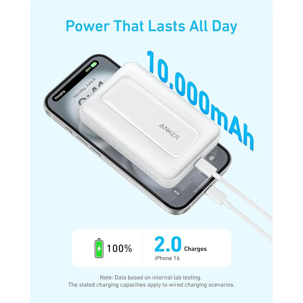 Anker Zolo 30W 10000 mAh Magnetic Power Bank (A1684) - Image 6