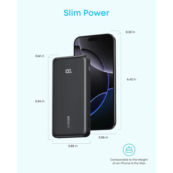 Anker Zolo 10000 mAh Power Bank (22.5W) - A110D - Image 6