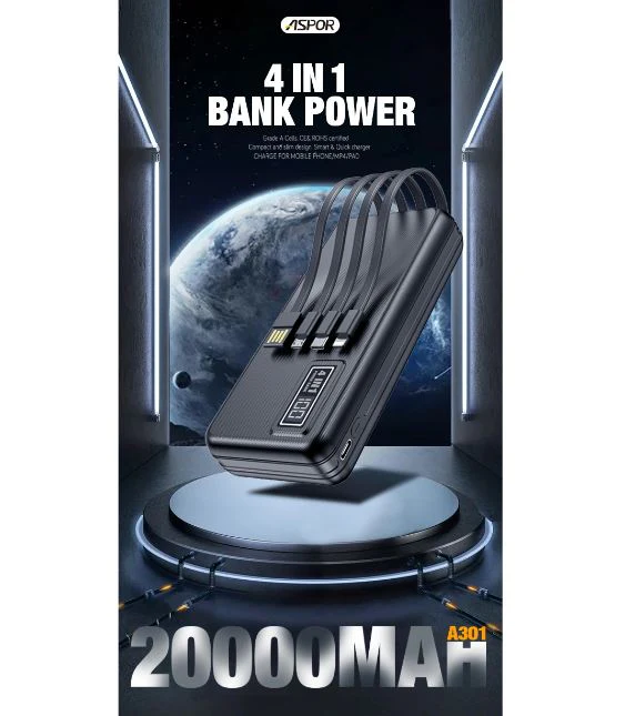 ASPOR A301 20000mAh Power Bank - Image 3