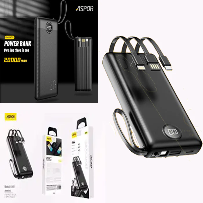 ASPOR A301 20000mAh Power Bank - Image 6