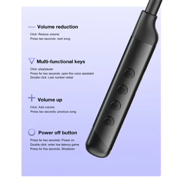 Aspor A612 Bluetooth Earphone - Image 5
