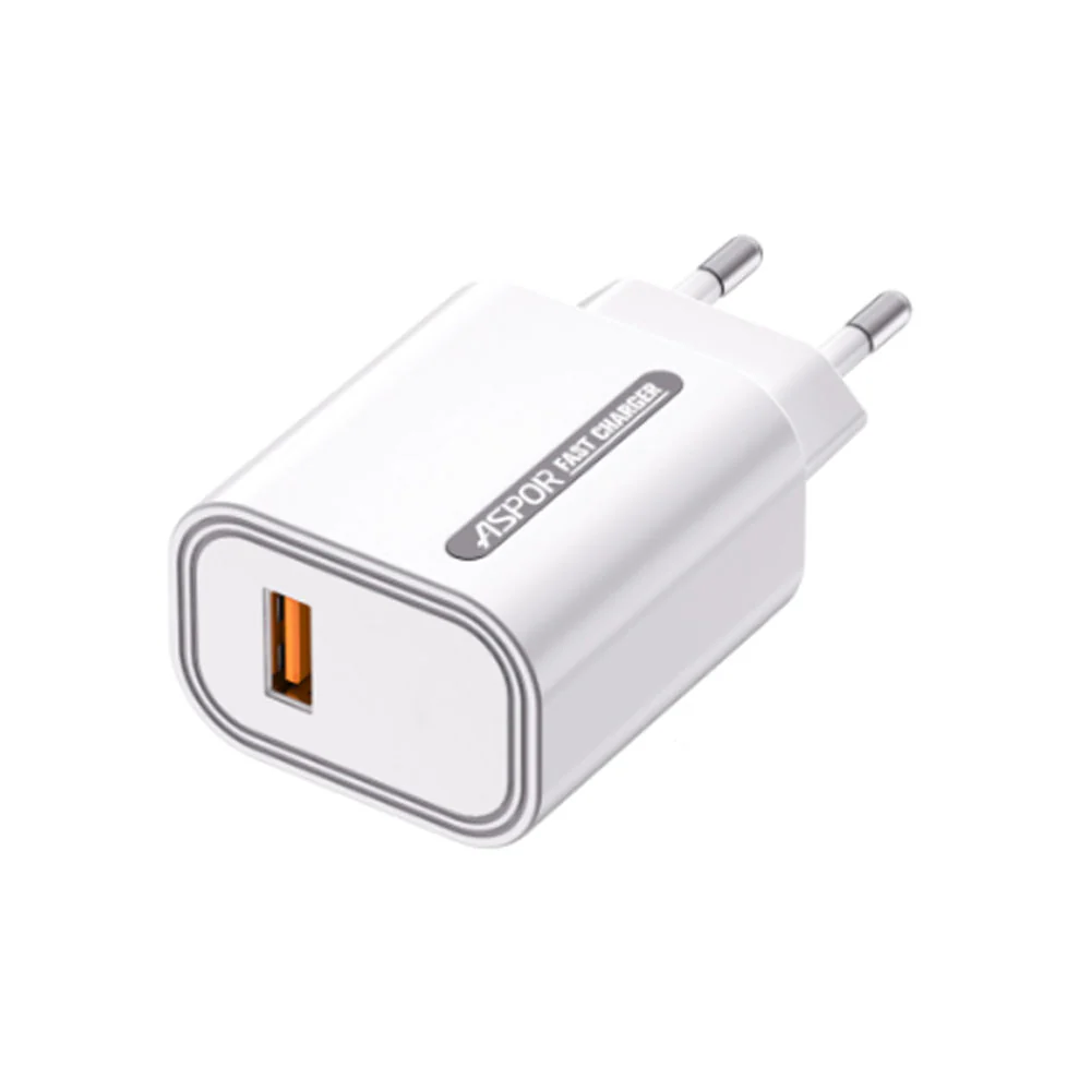 Aspor A803 18W Fast Charger QC 3.0 Adapter