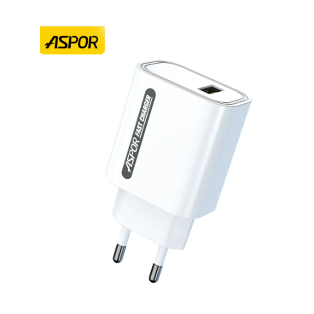 Aspor A803 18W Fast Charger QC 3.0 Adapter - Image 2