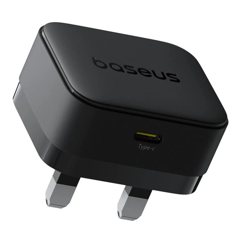 Baseus 1C 20W Palm Fast Charger with Type C to C Cable - UK (Adapter)