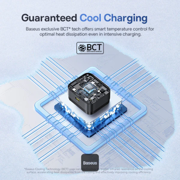 Baseus 1C 30W Palm Fast Charger with Type C to C Cable- UK (Adapter) - Image 6