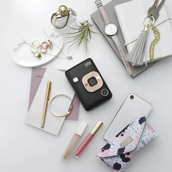 Fujifilm Instax Mini LiPlay Elegant Black Hybrid Instant Camera - Image 8