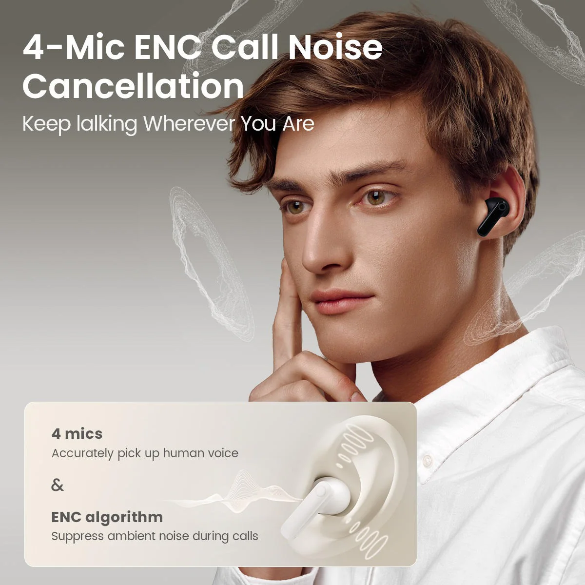 HAYLOU HQ5 True Wireless Noise Cancellation Earphones - Image 5