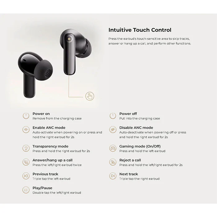 HAYLOU HQ5 True Wireless Noise Cancellation Earphones - Image 8