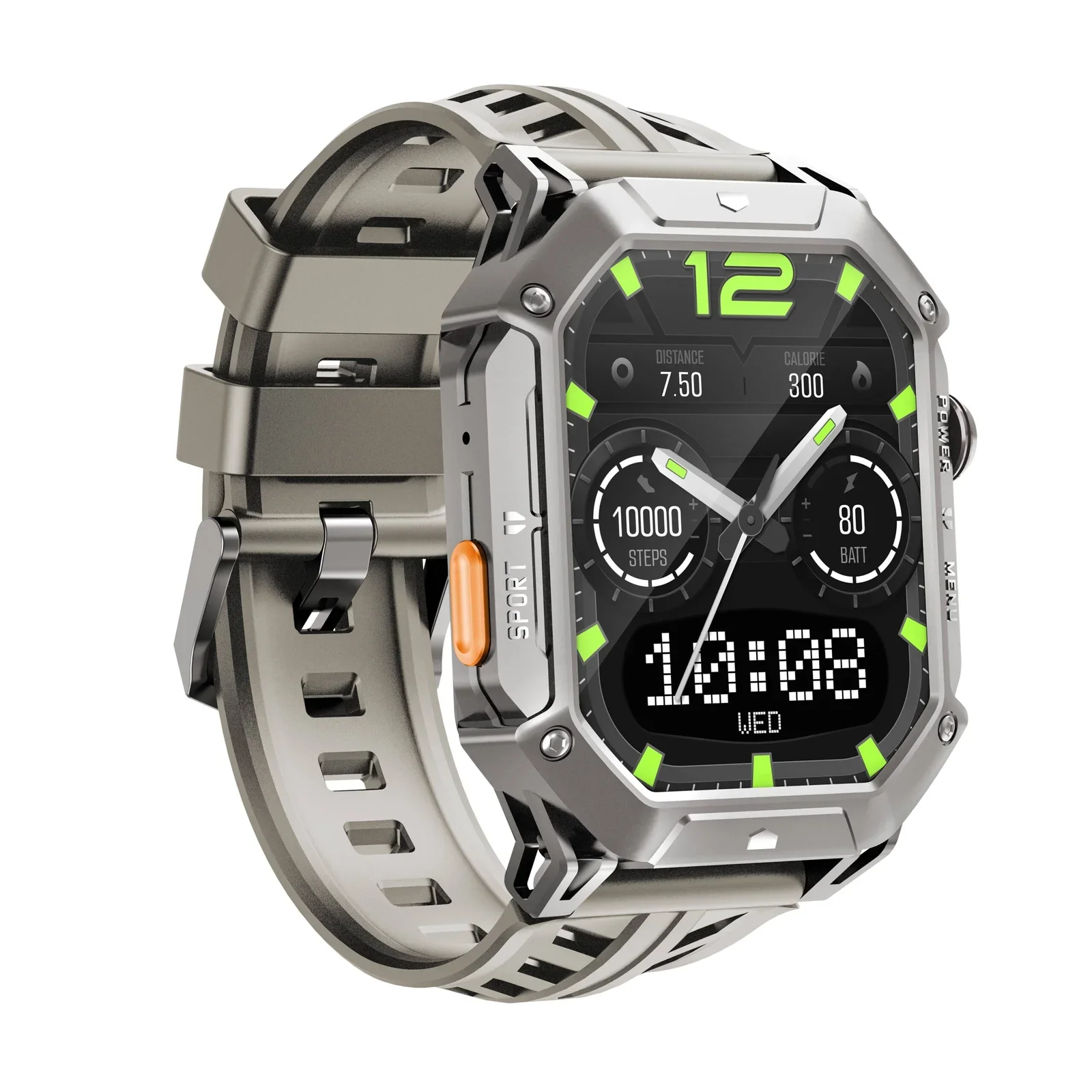 Haylou Iron N1 Rugged Callling Smartwatch (LS24) - Image 2