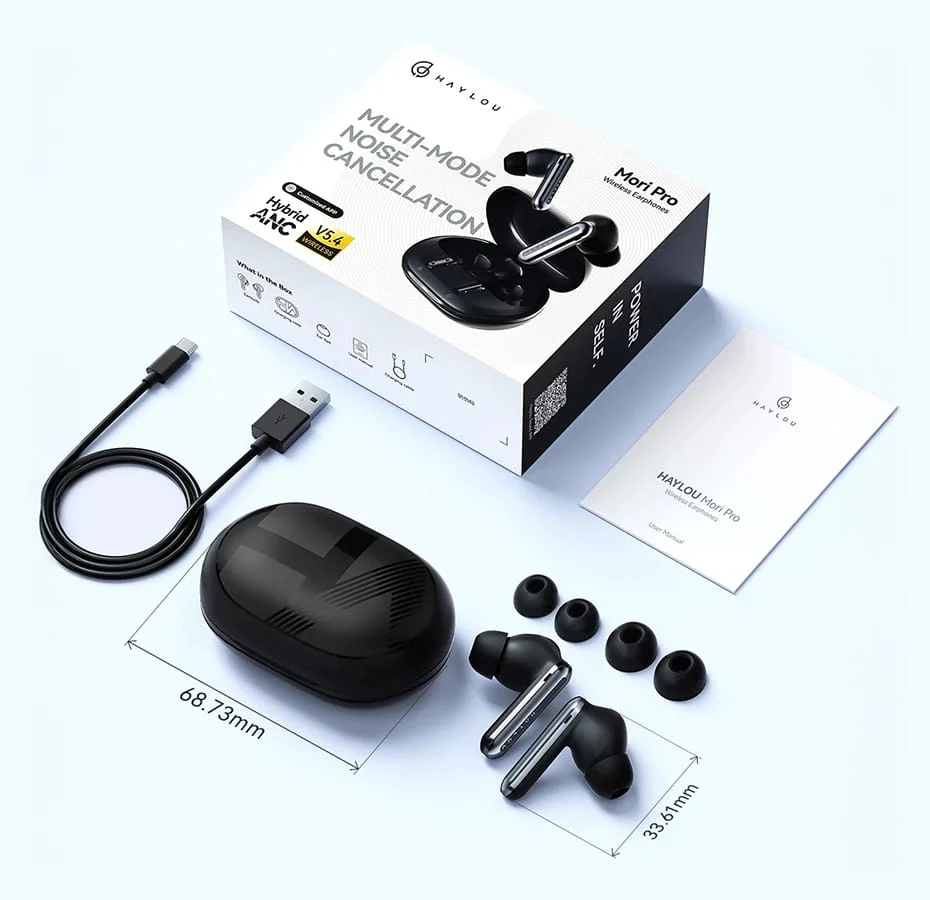 Haylou Mori Pro ANC TWS Earbuds (T016) - Image 6