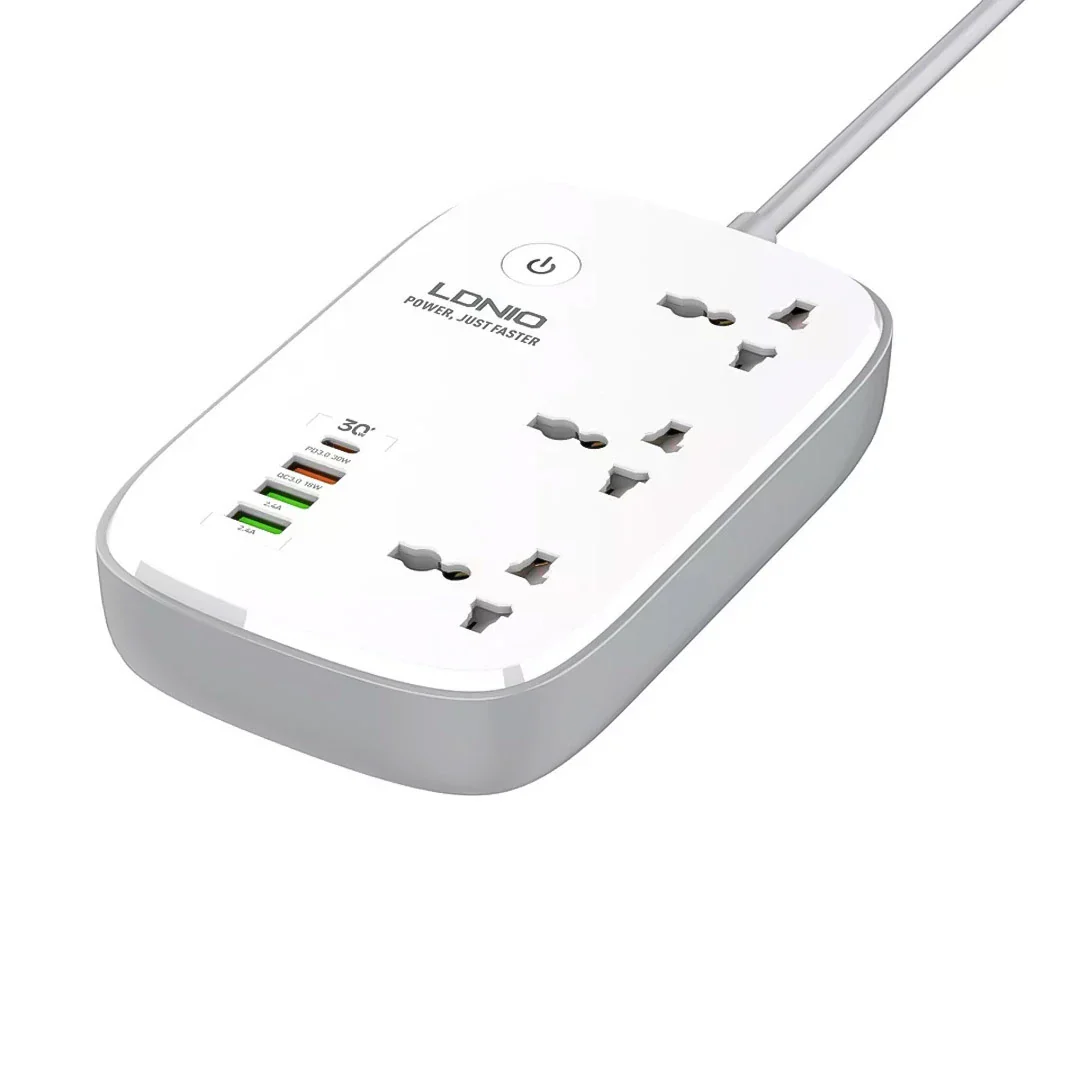 LDNIO 3 AC Outlets Wi-Fi Smart Power Strip Extension - SCW3451 - Image 3
