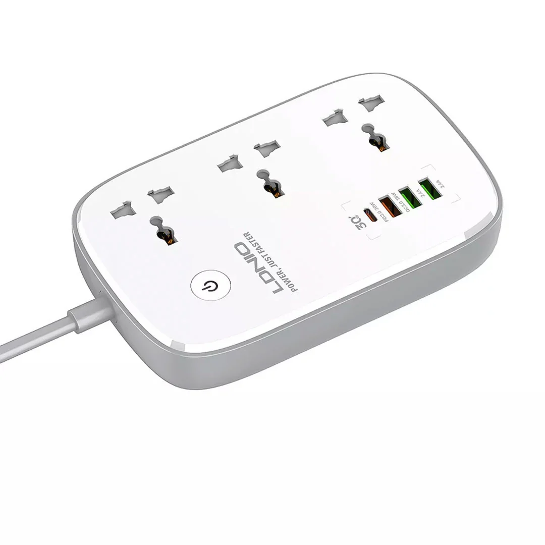LDNIO 3 AC Outlets Wi-Fi Smart Power Strip Extension - SCW3451 - Image 4