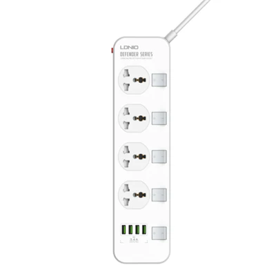 LDNIO 4 AC Outlets Universal Power Strip (Extension) - SC4408 - Image 2