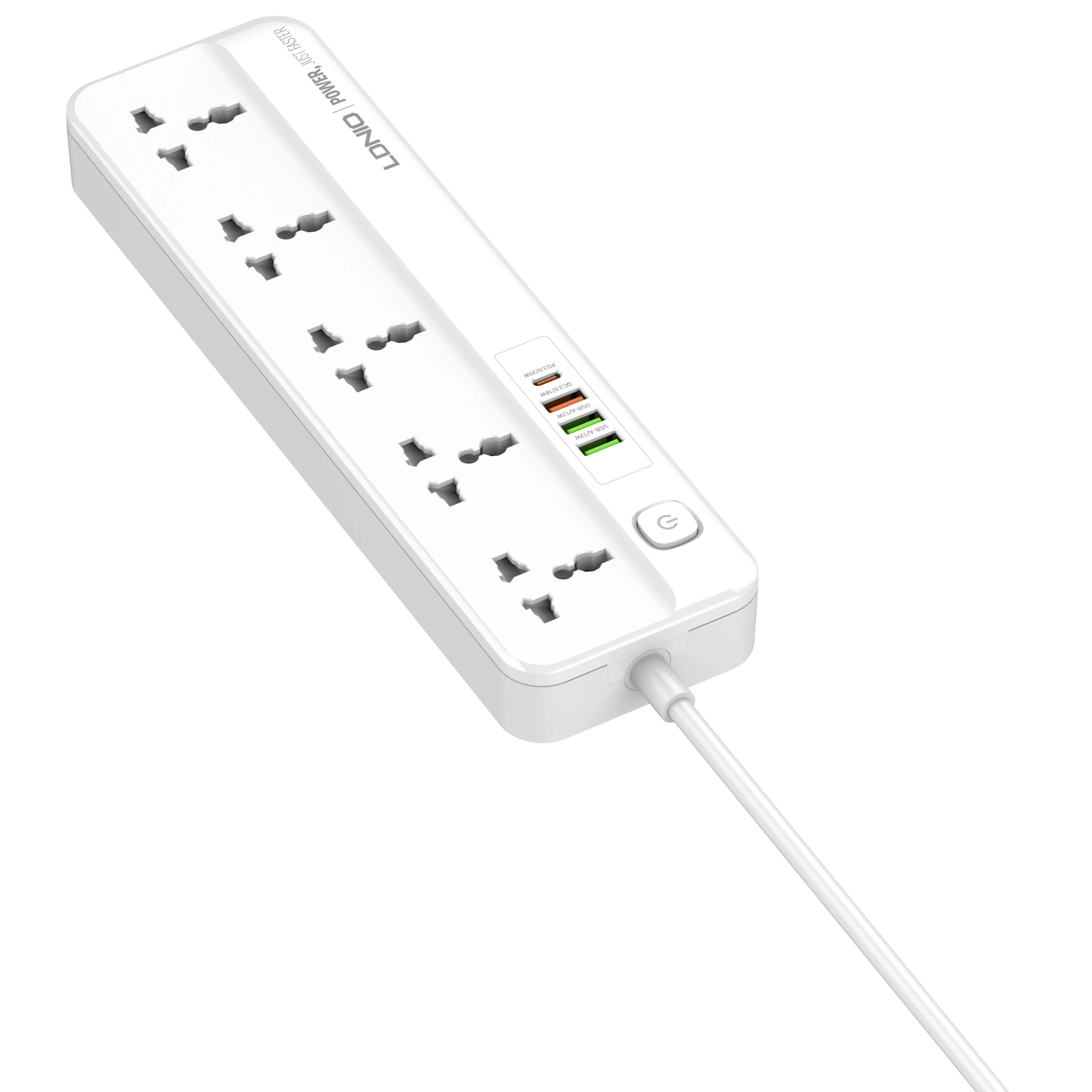 LDNIO 5 AC Outlets Universal Power Strip (Extension) - SC5415 - Image 2
