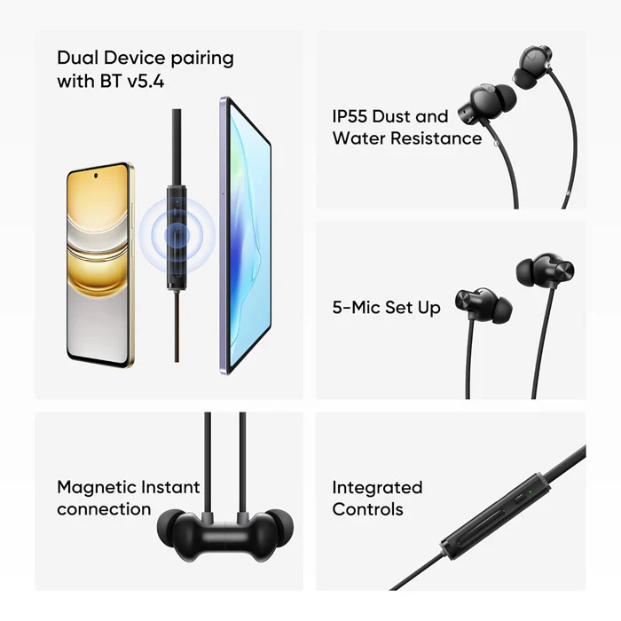 Realme Buds Wireless 5 ANC in Ear Bluetooth Headphones - Image 6