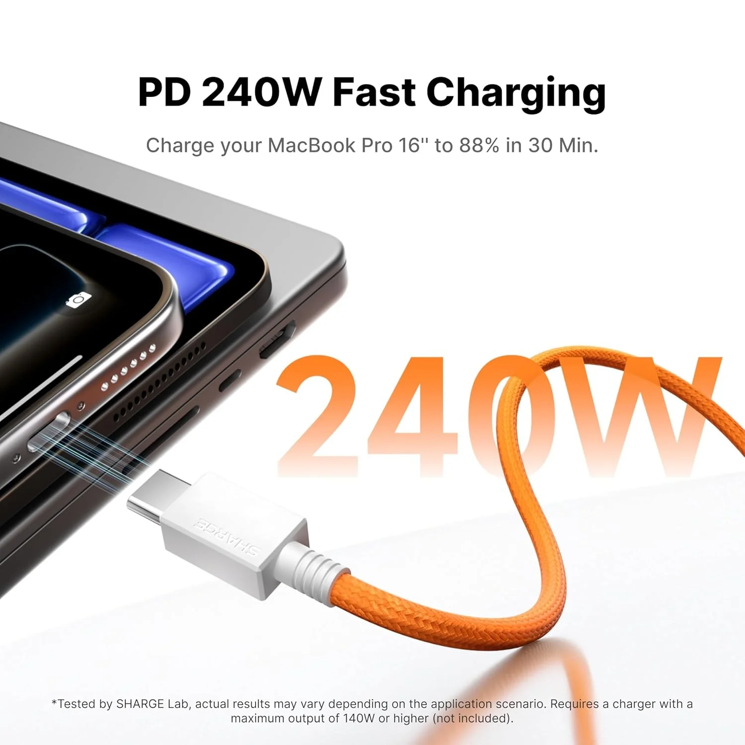 Sharge MagLoop 240W Magnetic USB-C Cable (L7) - Image 4