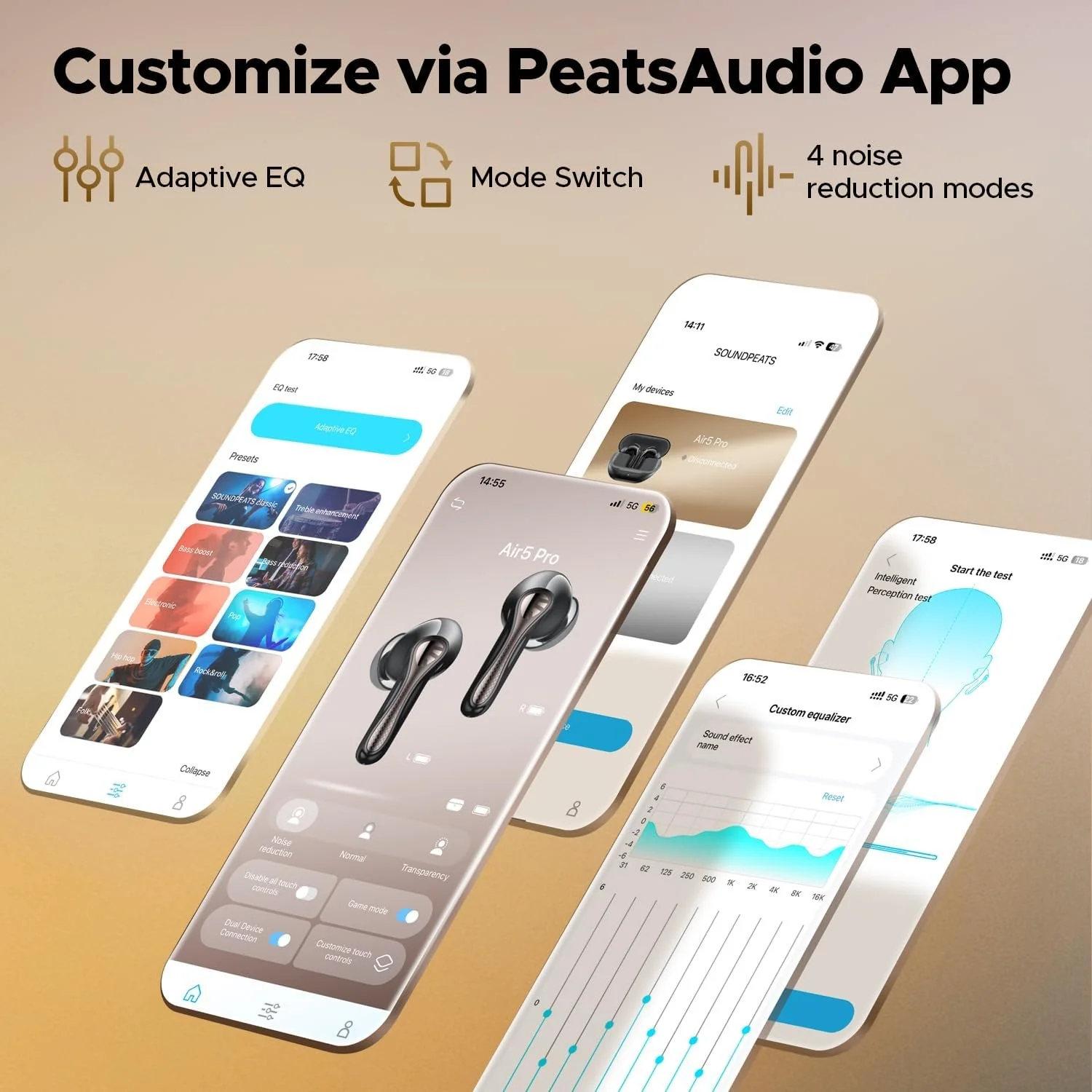 SoundPEATS Air 5 Pro Wireless Earbuds - Image 2
