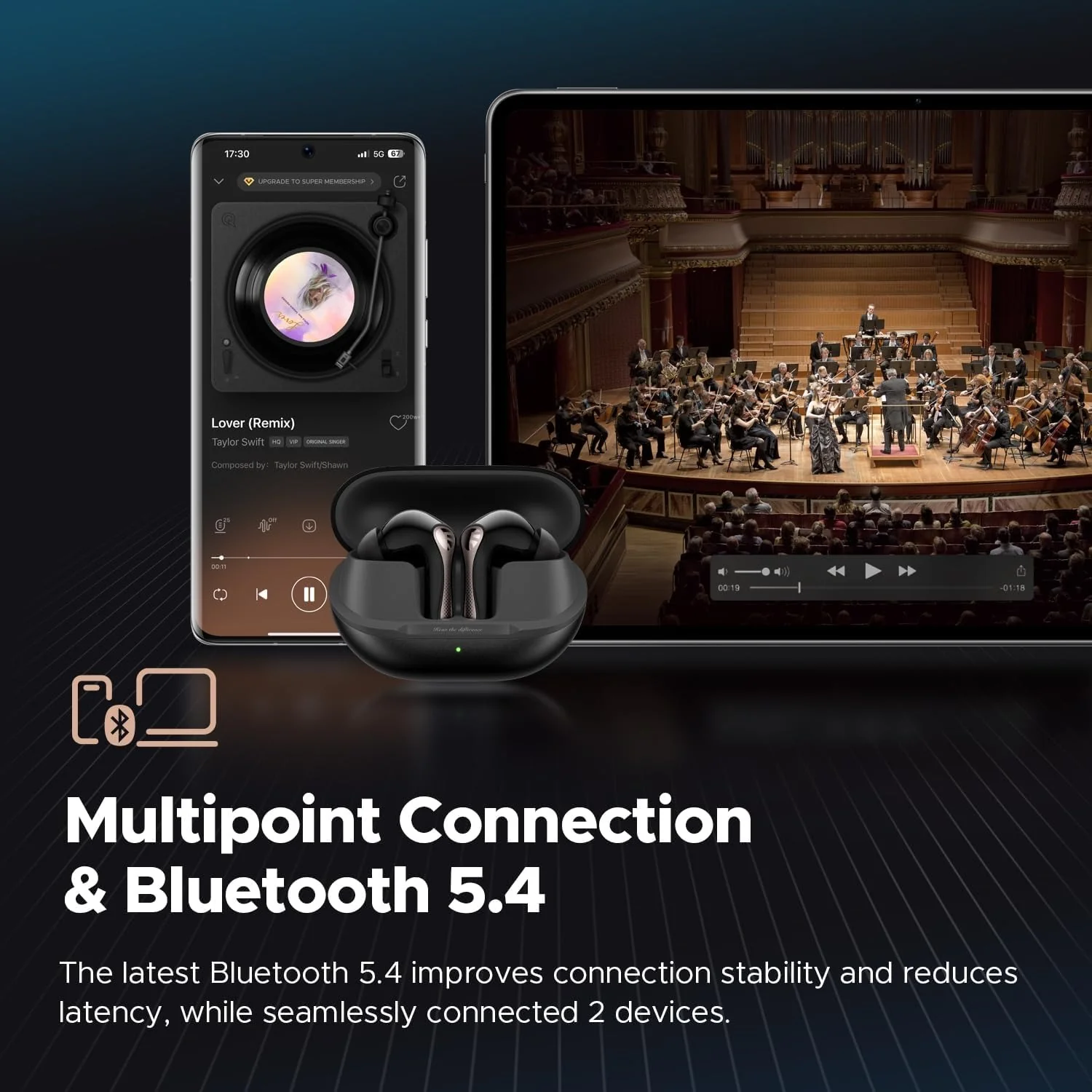SoundPEATS Air 5 Pro Wireless Earbuds - Image 3