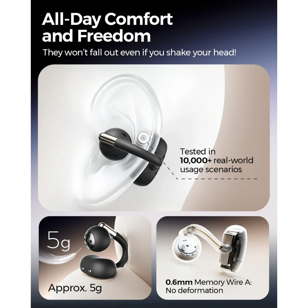 Soundpeats Clip1 Open-Ear Clip-On Earphones - Image 5