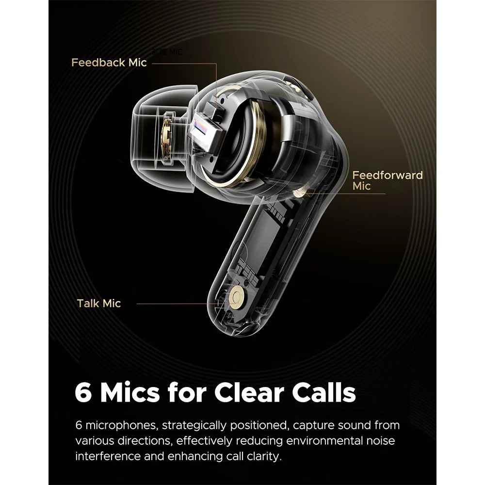 SoundPEATS Hi-Res Capsule 3 Pro Plus ANC Wireless Earbuds - Image 4
