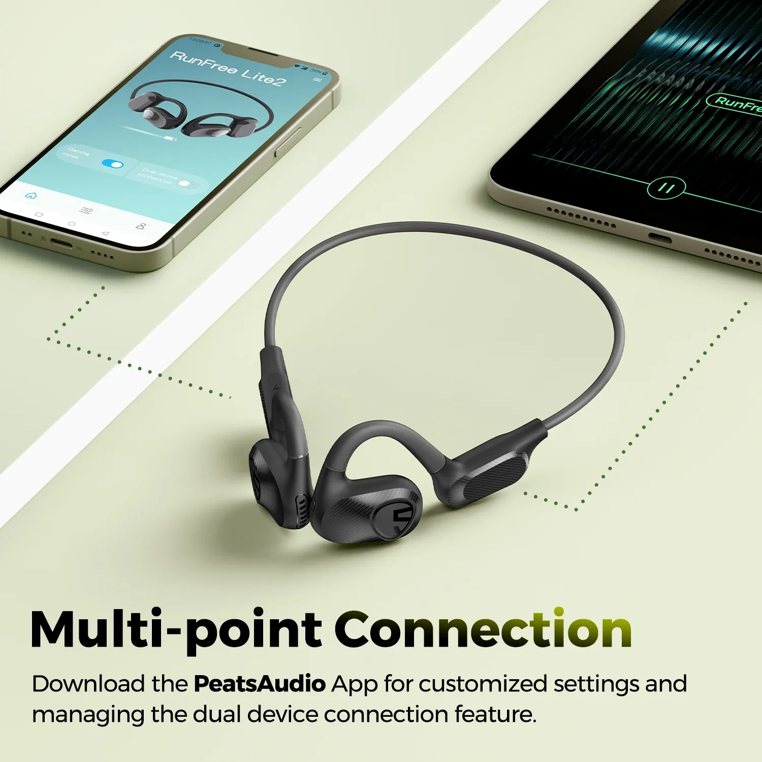 Soundpeats RunFree Lite 2 Bluetooth Air Conduction Sport Earbuds - Image 3