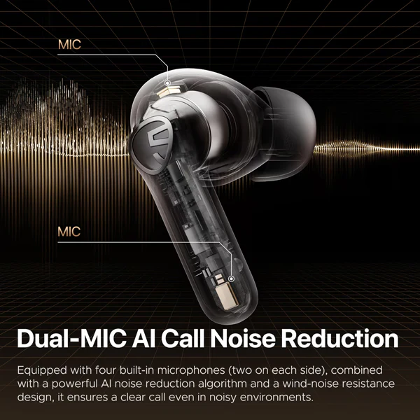 Soundpeats T3 Pro ANC Wireless Earbuds - Image 4