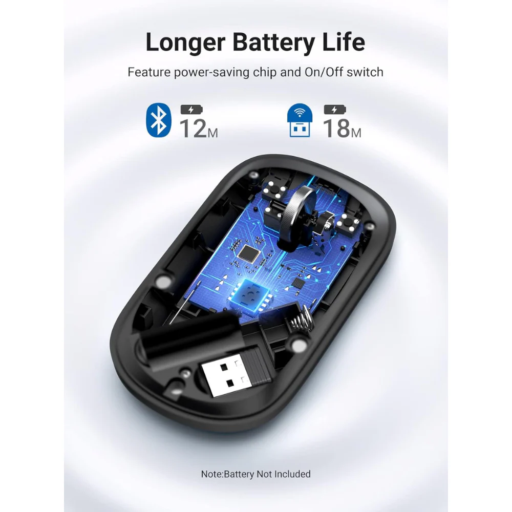 UGREEN 2.4G Silent Wireless Mouse (90531) - Image 6